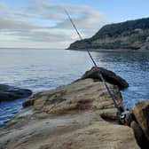 Ian Thompson's set up during the final Saturday of the Scarborough Angling Festival.