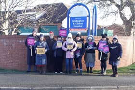 Nurses at Bridlington Hospital are on strike for two days this week due to low pay rises and a shortage in staff.