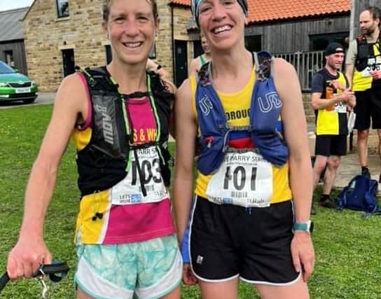 Rhona Marshall, right, no 101, finished second female overall and first Over-40 at the Esk Valley Summer Series opener.