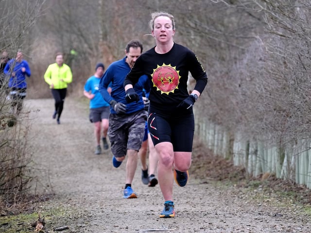 North Yorkshire Water Parkrun entrants enjoying the run.