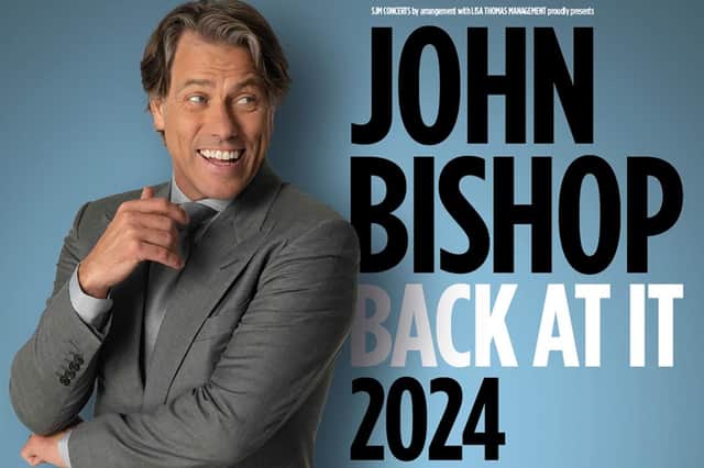 Comedy superstar John Bishop is getting Back At It – doing what he does best - with a new UK stand-up tour for 2024.