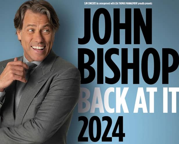 Comedy superstar John Bishop is getting Back At It – doing what he does best - with a new UK stand-up tour for 2024.