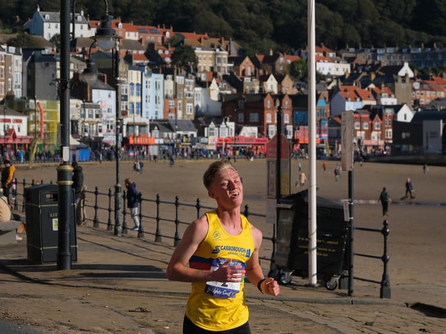 Scarborough AC's Jackson Smith finished second in the McCain 10k. Photo by Richard Ponter