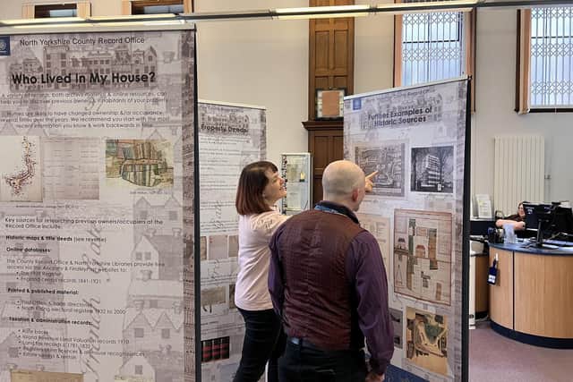 An exhibition by North Yorkshire’s county record office at Harrogate Library.