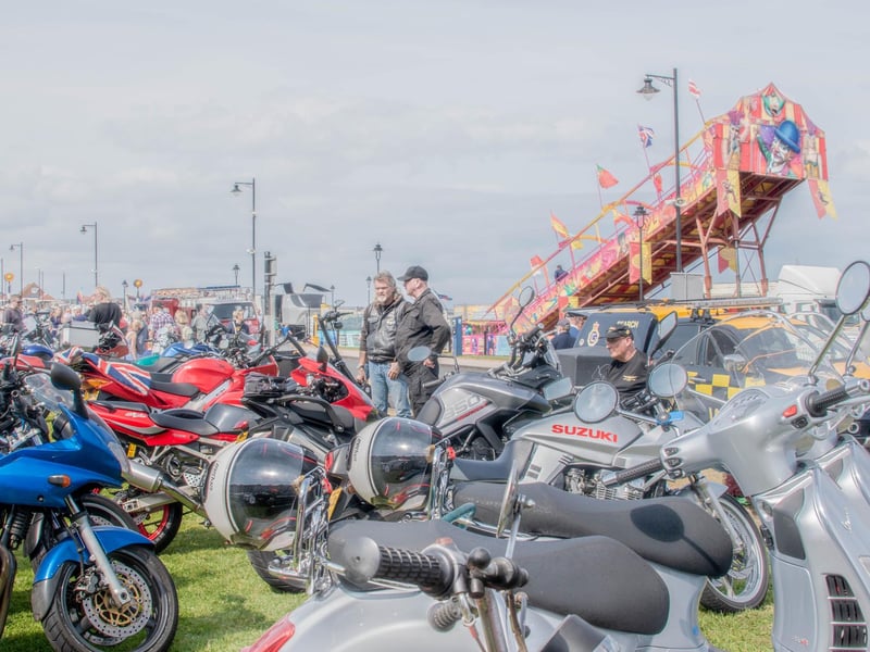 Looking around the bikes on Sunday.