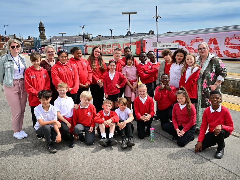 St George's School having fun at the event.