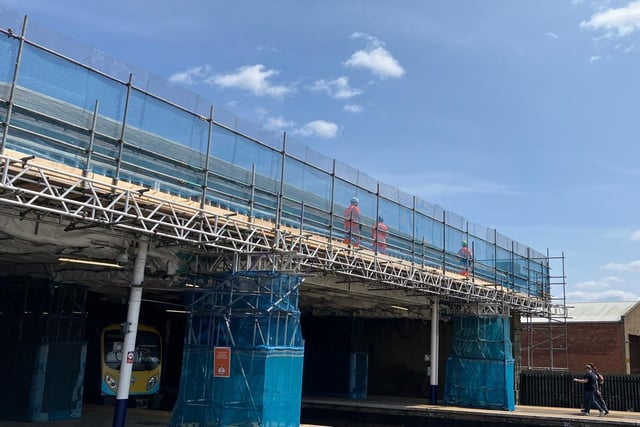 The roof overhaul is expected to take 12 months to complete