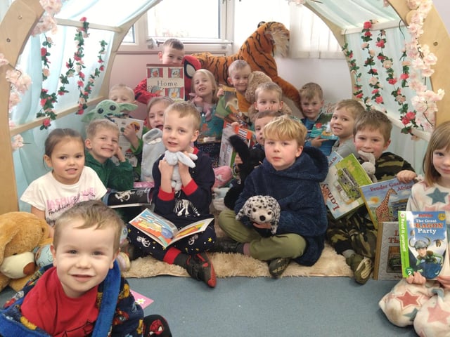 Books and characters aplenty at Oakridge School, Hinderwell.