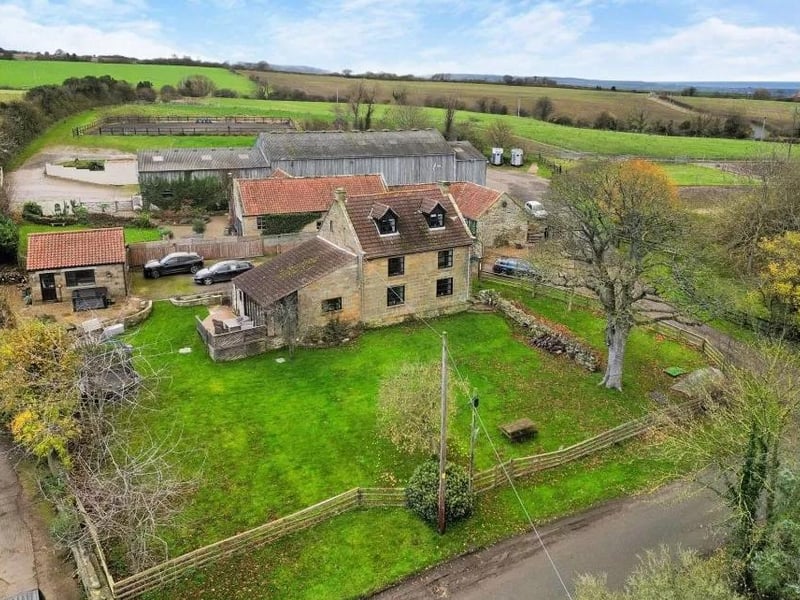 Four-bed detached farmhouse, £565,000, for sale with Hope & Braim.