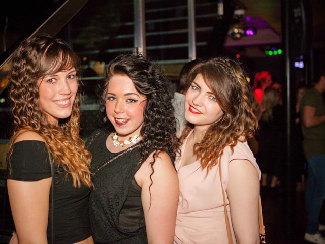 Kirstie, Tanya & Sonya look spectacular in Blue Lounge