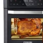 COSORI’s 12L Air Fryer Oven makes cooking a breeze with 11 functions and 1800W of powerful dual heating.