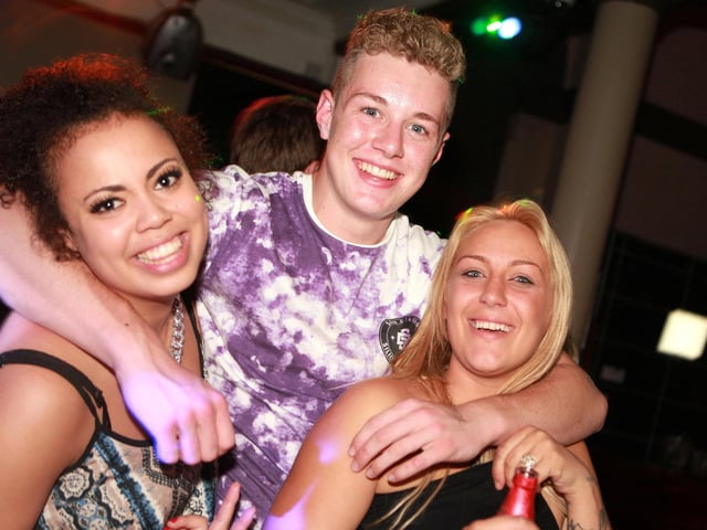 Faye, Daz and Emma in Quids In.