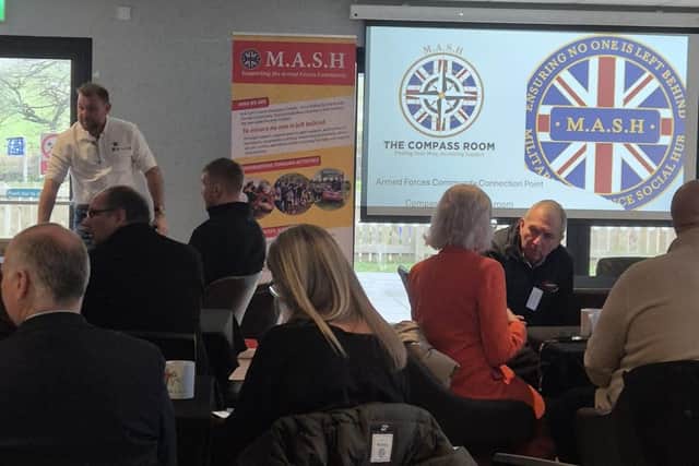 The new space has been created to give members of the Armed Forces community access to confidential, welcoming, and professional support in one place. Photo courtesy of Military Assistance Social Hub