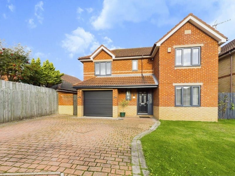 This four bedroom detached house is for sale with Hunters for £325,000.
