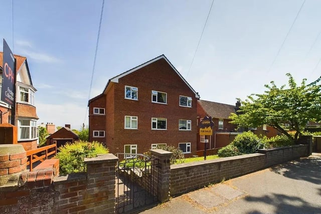 This three bedroom and two bathroom flat is for sale with Hunters with a guide price of £230,000.