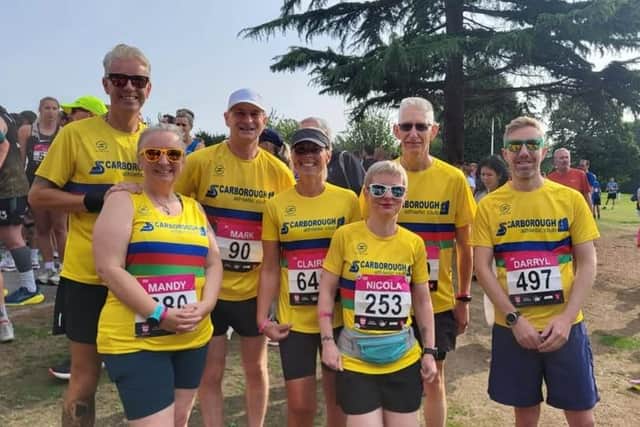 Seven Scarborough Athletic Club Members competed in the South Cave 10K Road Race.
