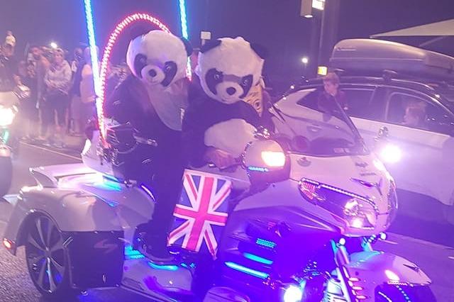 Scarborough's Honda Goldwing Light Display came to town over the weekend.