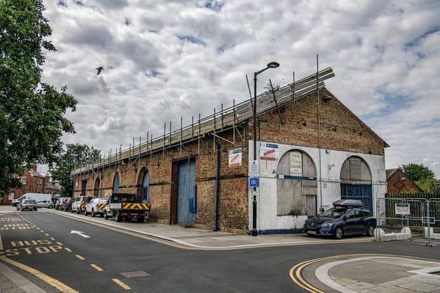 The goods shed  is one of only a few hundred in the country that still survive, and was threatened with demolition when the council sold it last year. Photo: Yorkshire Post/Tony Johnson