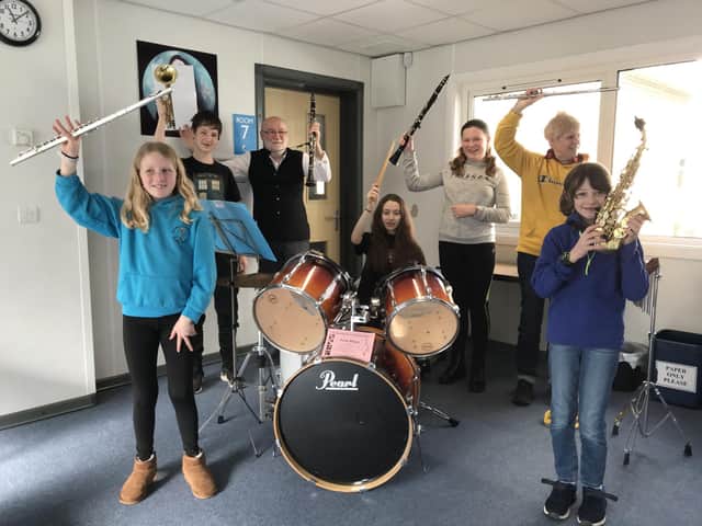 Youngsters at Whitby Music Centre.