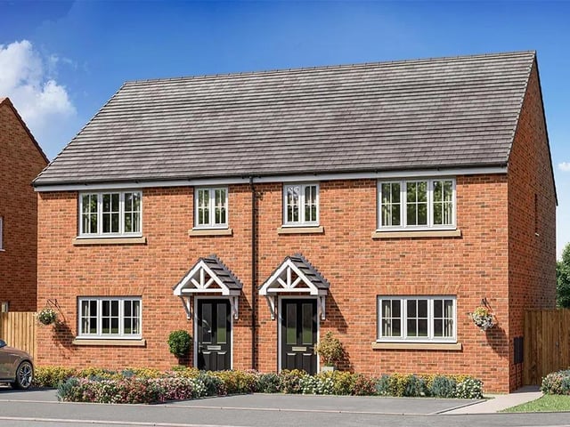 This three bedroom and two semi-bathroom detached house is for sale with Keepmoat with a guide price of £267,995.