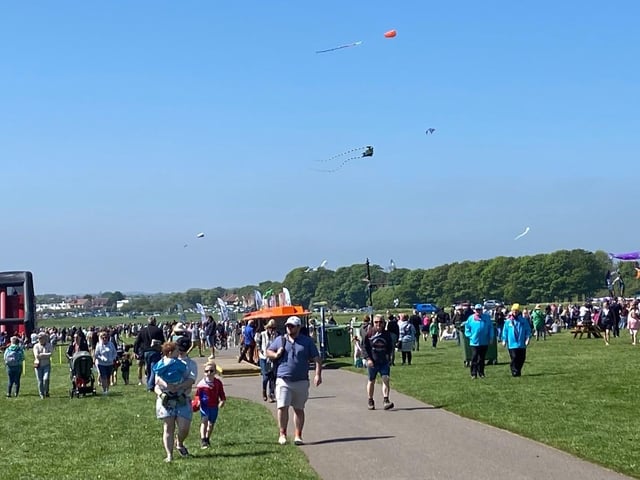 Crowds at the event