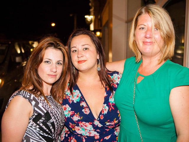 Emma, Gina & Zoe all dressed up for a Saturday night out