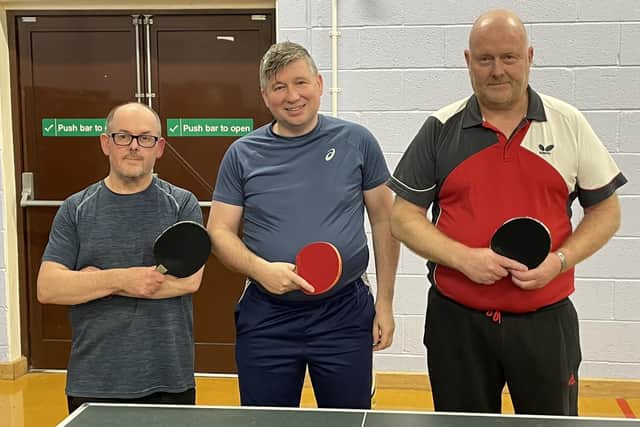 Picadore, from left, are Nigel Chandley, Tony Ingham and Steve Atkinson