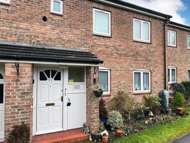 This two bedroom and one bathroom flat is for sale with Colin Ellis Property Services at a guide price of £36,000 for a 25% share