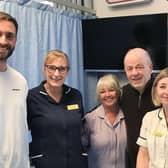 Freemasons of St John of Bridlington Lodge have made a donation of £1500 to York & Scarborough Hospitals Charity, to fund six new 32” TVs for Johnson Ward at Bridlington Hospital.