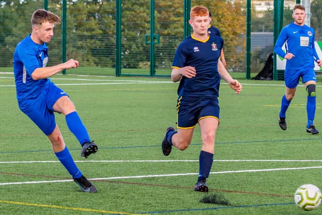 Jos Storr scored twice for Fishermen