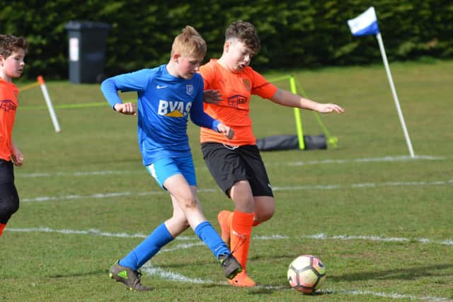 Heslerton U12s battle against Hunmanby PHOTOS BY CHERIE ALLARDICE