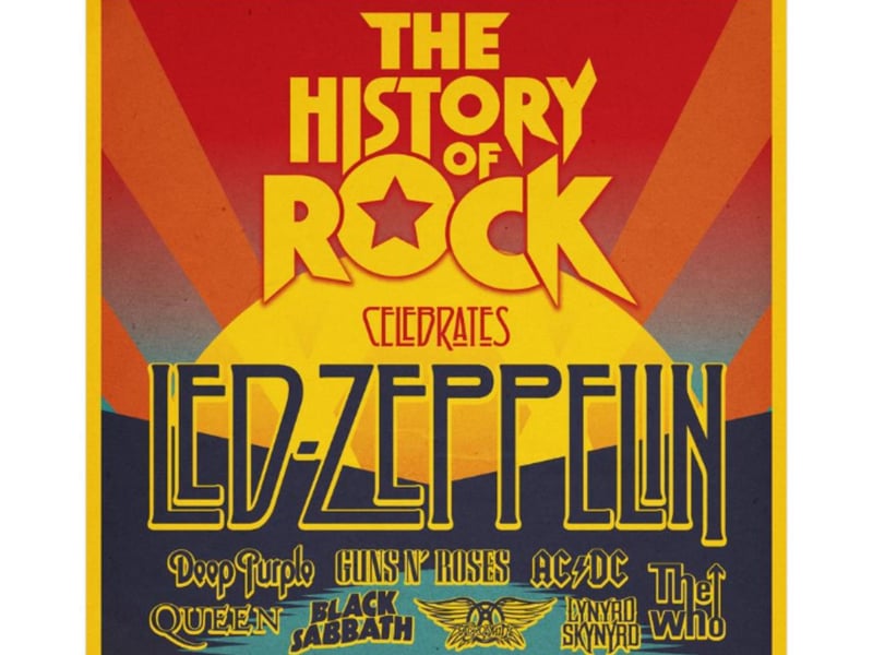 The History of Rock will take place on June 1. Audiences will be taken on a thrilling ride through the history of rock - but this time, we're turning the spotlight on Led Zeppelin, as they headline the ultimate rock concert line-up the world has ever seen. A must see for any fan of rock! Experience this iconic music brought back to life by an exceptional band consisting of some of the finest musicians and performers from around the world.
