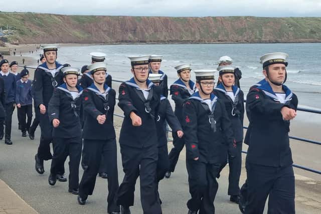 The Sea Cadet parade