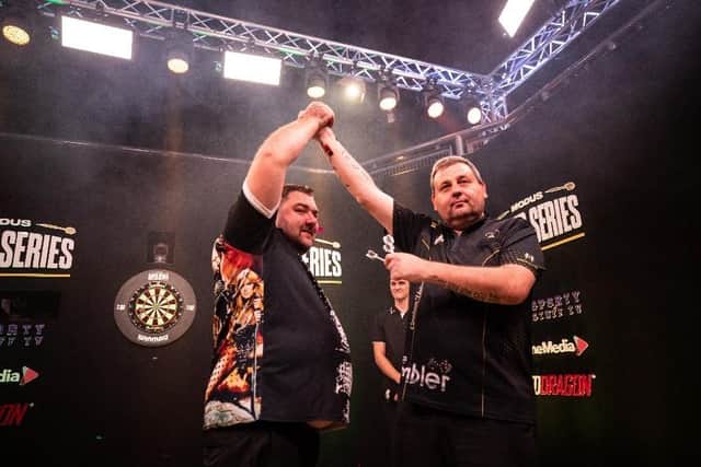 Grahan Usher earned £10,000 as runner-up in the MODUS Darts Super Series last October