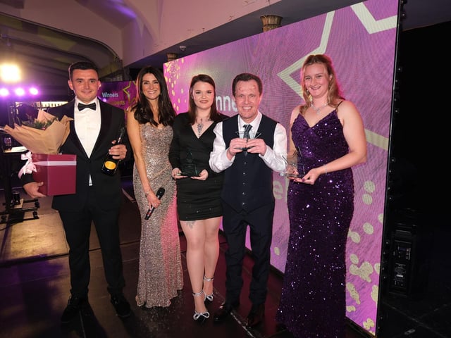 Jordan Padgham, Amy Garcia, Leona Mcinally, John Loughlin and Tanya Wormald