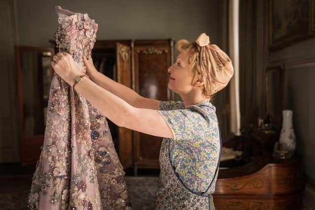 Lesley Manville stars as Mrs Harris in director Tony Fabian’s Mrs Harris Goes to Paris