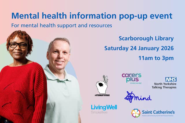A wide range of metal health and wellbeing organisations will be available to talk to at the event