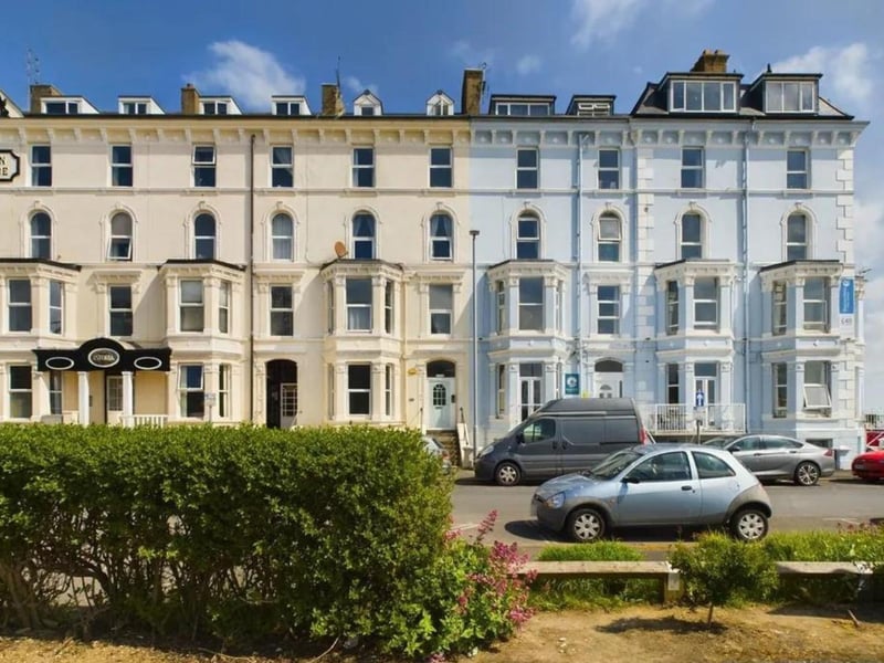 This one bedroom flat has uninterrupted sea views and is for sale with Hunters for £80,000.
