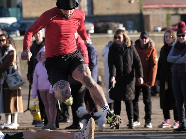 A flying leap