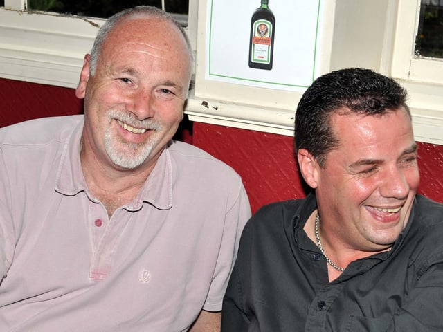 Kevin and Wellie having a giggle in The Newlands