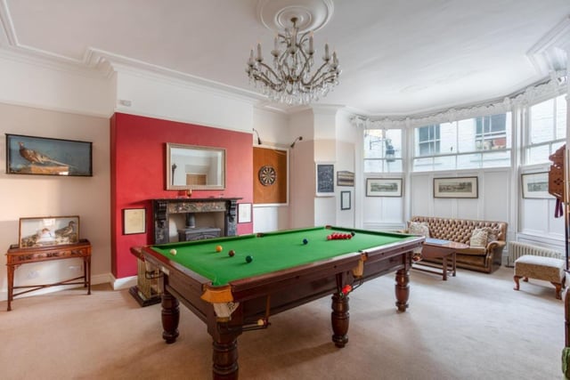 Versatile rooms lend themselves to a variety of uses, including as a games room.