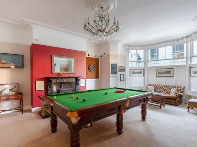 Versatile rooms lend themselves to a variety of uses, including as a games room.