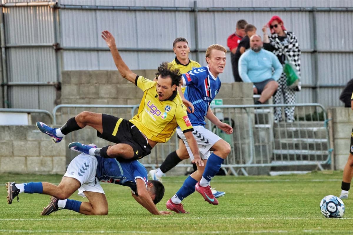 Hosts Whitby Town sunk by Guiseley hot-shot Aaron Martin