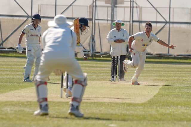 Connor Stephenson took three wickets as Flixton earned a crucial win against Bridlington. Photo by Charlie Hopper