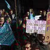 More people say they support teachers than those who don’t. (Pic by Jon Rigby)
