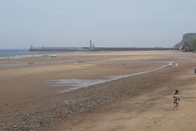 Whitby beach.