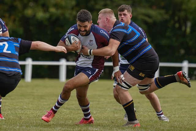 Kahu Craig Te-Ranga in action at Bradford Salem. Photo by Charlie Hopper