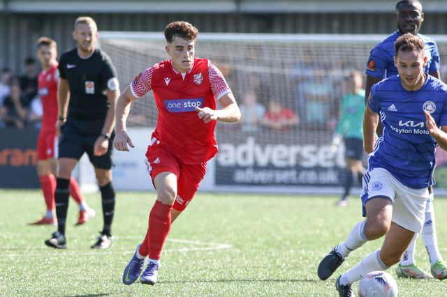 Dom Tear put Boro 3-1 ahead on Tuesday night, but Kings Lynn struck two late goals for a 3-3-draw