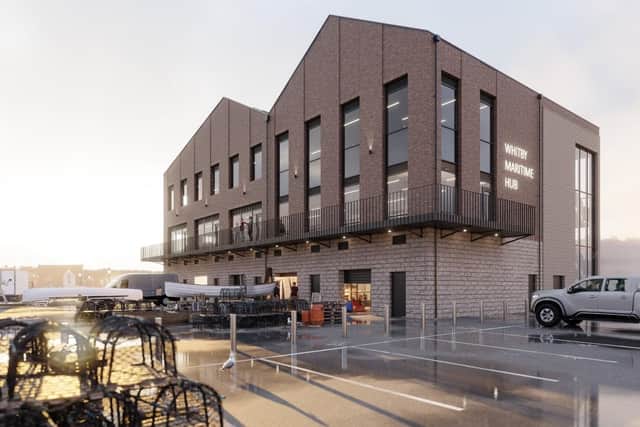Artist's impression of the Whitby Maritime Hub.