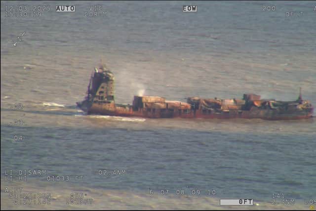 SOLONG pictured on 12 March 2025 (Photo: Maritime and Coastguard Agency)